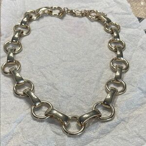 The Limited bold  Gold tone Link Necklace